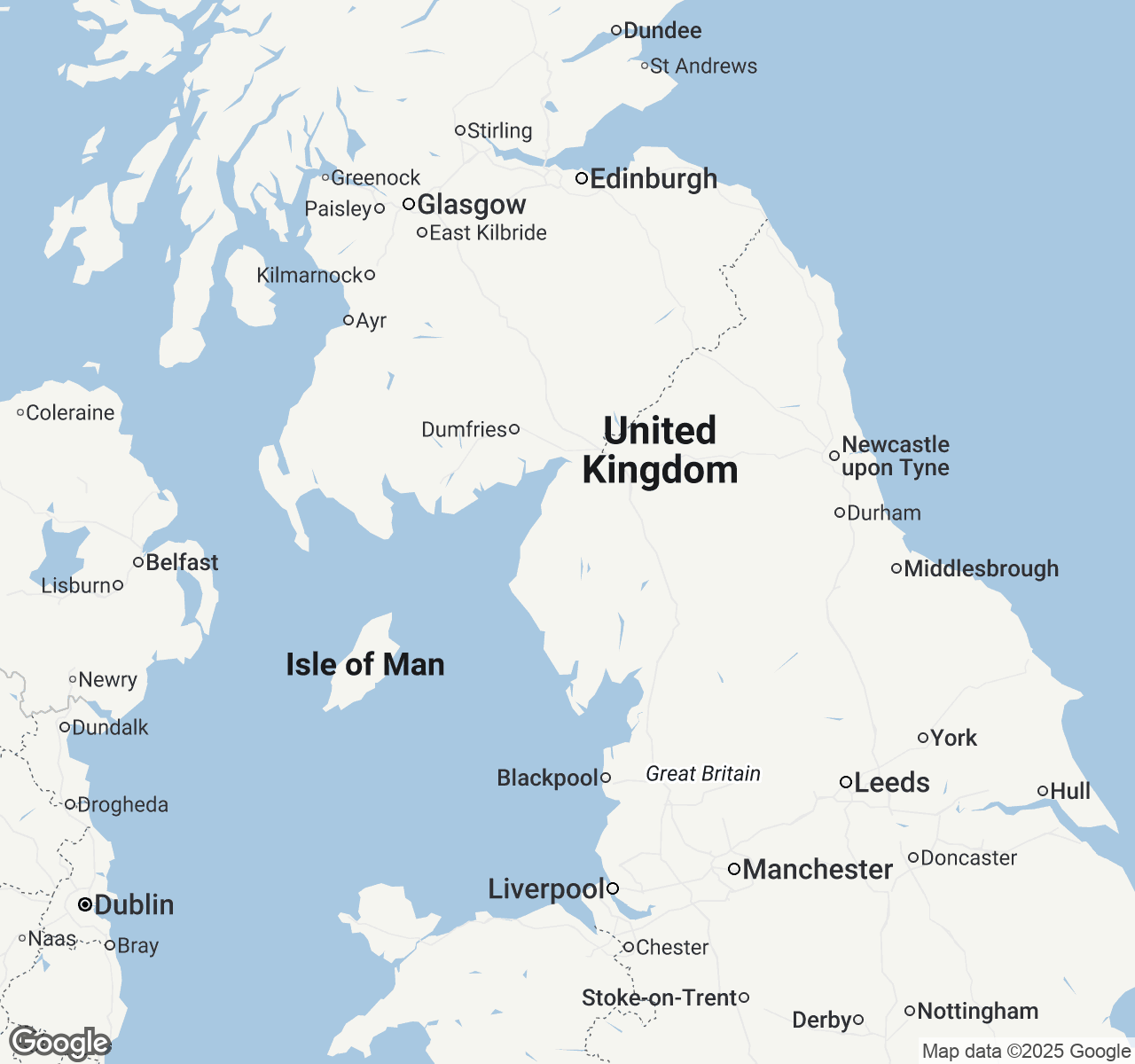 Map of United Kingdom